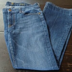 7 For All Mankind Classic Straight-Leg Jeans in Blue Wash